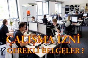 Çalışma İzni Başvuru İçin Gereken Belgeler