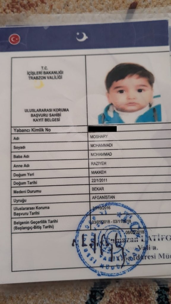 Afgan Uyruklu Çalıştırma Şartları
